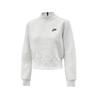 Sweatshirts Women's Light Gray Stand Collar Moderate Regular HV2797-013