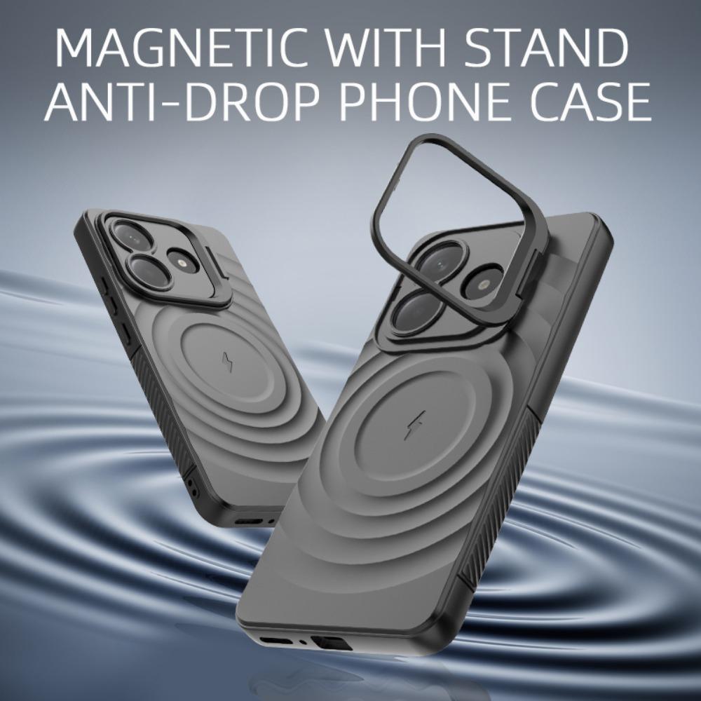 Redmi Note 14 Pro Plus 5G Phone Cover Magsafe Compatible For Xiaomi Poco X7 Wireless Charge Shockproof Case Camera Bracket Skin Touch Feel Funda