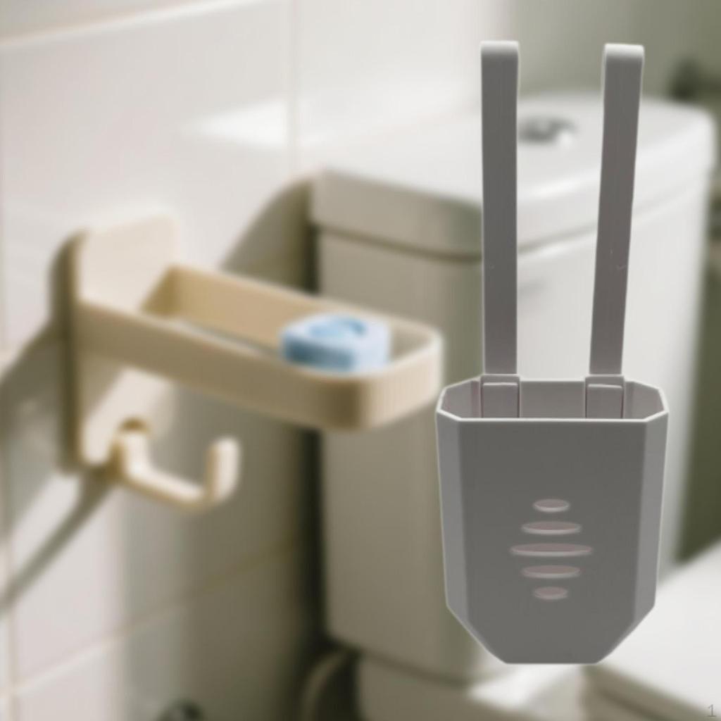 Toilet Tank Cleaner Bracket Supply Holder Practical Lightweight Bowl Side Hanger for