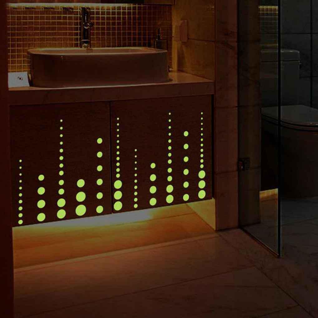 407 PCS Glow In The Dark Star Round Dot Luminous Wall Stickers Home Ceiling Decor