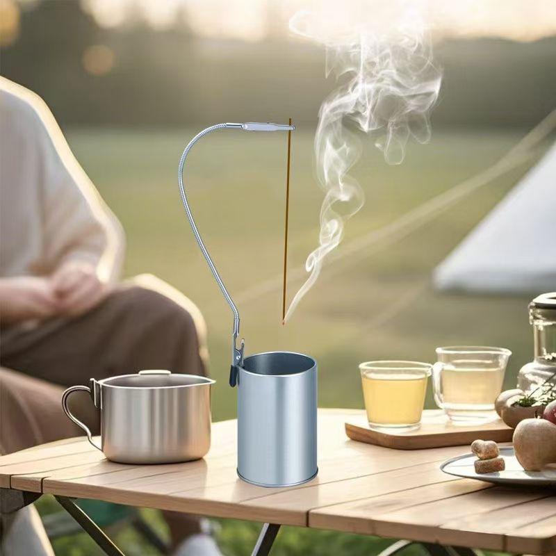 10Pcs Double Headed Metal Incense Clip Mosquito Coil Holder Censer Universal Crocodile Clip Fragrance Diffuser Home Decor