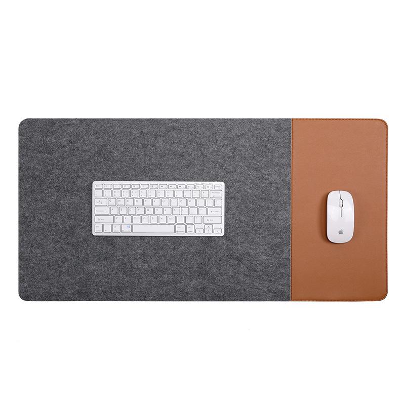 Stain-Resistant Felt Leather Extra Large Esports Gaming & Office Desk Mouse Pad