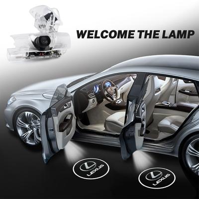 2 Stück Auto Tür Willkommensleuchten Projektorlampen Zubehör für F SPORT GX460 Ct200h IS250 ES 220D IS200 Fsport GS GX IS LS