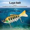 5Pcs 10CM/16G Multi-Jointed Fishing Lure with Hooks Realistic Sinking 7-Section Swimbait Bionic Hard Artificial Bait Freshwater Saltwater Fishing