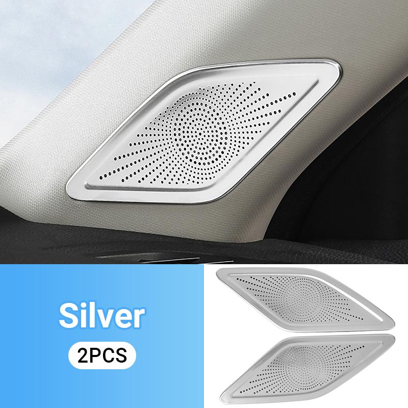 

Для Honda CR-V CRV 6-го поколения 2024 2024 2025 Гибридный автомобиль из нержавеющей стали Накладка на переднюю стойку твитера Наклейки на аудиодинамик серебряный