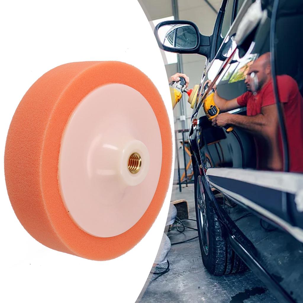 Polishing Sponge M14 Backing Plate Orange Polishing