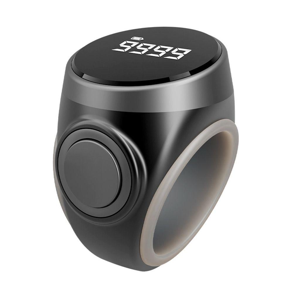 Smart Rechargeable Digital Counter 18/20/22mm Electronic Finger Counter Type-c Button Finger Ring Tasbeeh