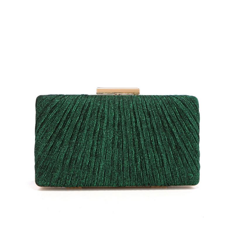 Clutch Abendtasche für Damen Strass Glitzer Handtasche Doppelseitig mit Kette Umhängetasche Schultertaschen für Hochzeitsfeier