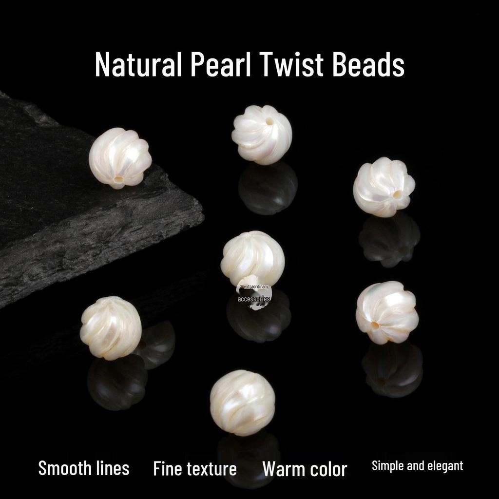 Exquisite Natural Freshwater Pearl Twist Beads for DIY Bracelets and Necklaces