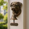 Metal Halloween Witch Dog Bell, Wall Mount For Home Entrance Welcome Doorbell Vintage Decor