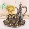 European Vintage Liquor Wine Set Home Creative Liquor Glass Antique Wedding High-end Old Wine Jug Decoration Gift