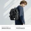 [Machiavellic] SIERRA Grace Double Pocket 2 Backpack 312510103 BLACK(019)