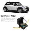 Car Audio Power Filter Noise Reducer 12V High Compatibility Premium for Amplifier Subwoofer Stereo System Sound Enhancer