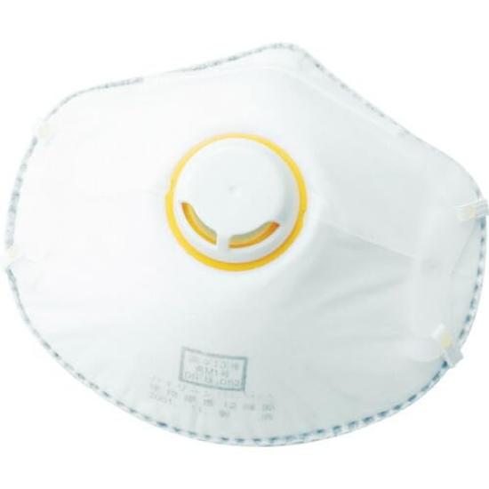 Trusco Nakayama DS2 Dust Mask with Exhaust Activated Carbon Valve, (10 Masks) T37A-DS2KA