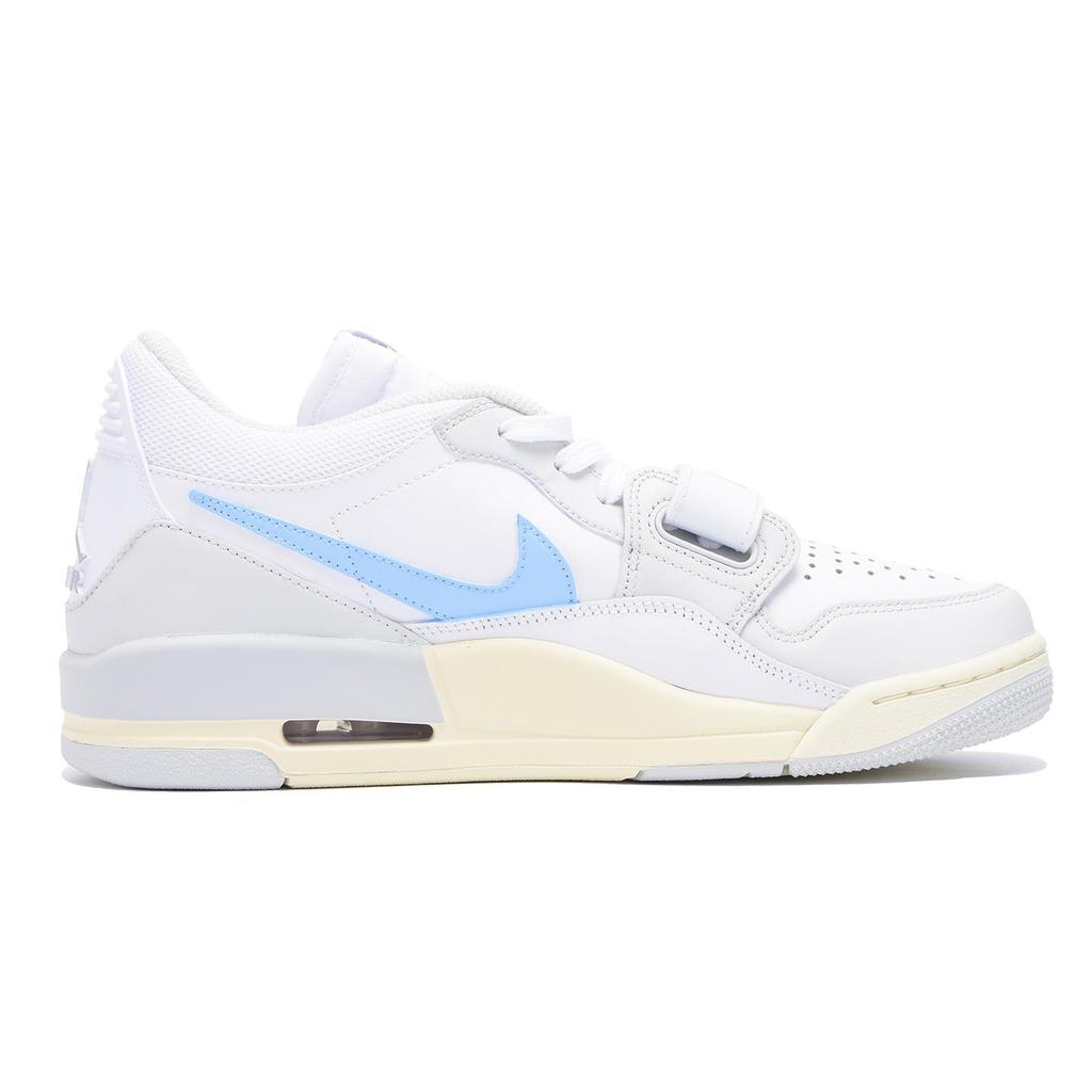 Jordan Legacy 312 Chestnut Synthetic Leather Slip Resistant Low top Vintage Basketball Shoes Men's Gray Blue HJ9199-111(Team59-)