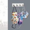 4 Pieces Key Rail Wall Hooks 4 Hooks, Key Holder Hanger for Wall Decorative, Self-Adhesive Towels Key Bag Organizer Rack for Entryway Hallway Kitchen