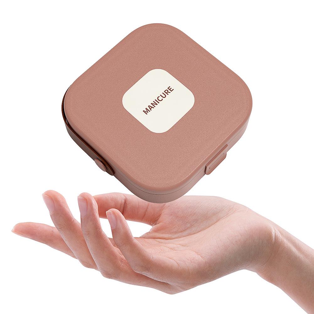 High-End Portable Anti-Splash Nail Clipper and Ear Spoon Manicure Set