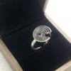 Adjustable Spiral Texture Ring Men Women Hip Hop Vintage Open Finger Plated