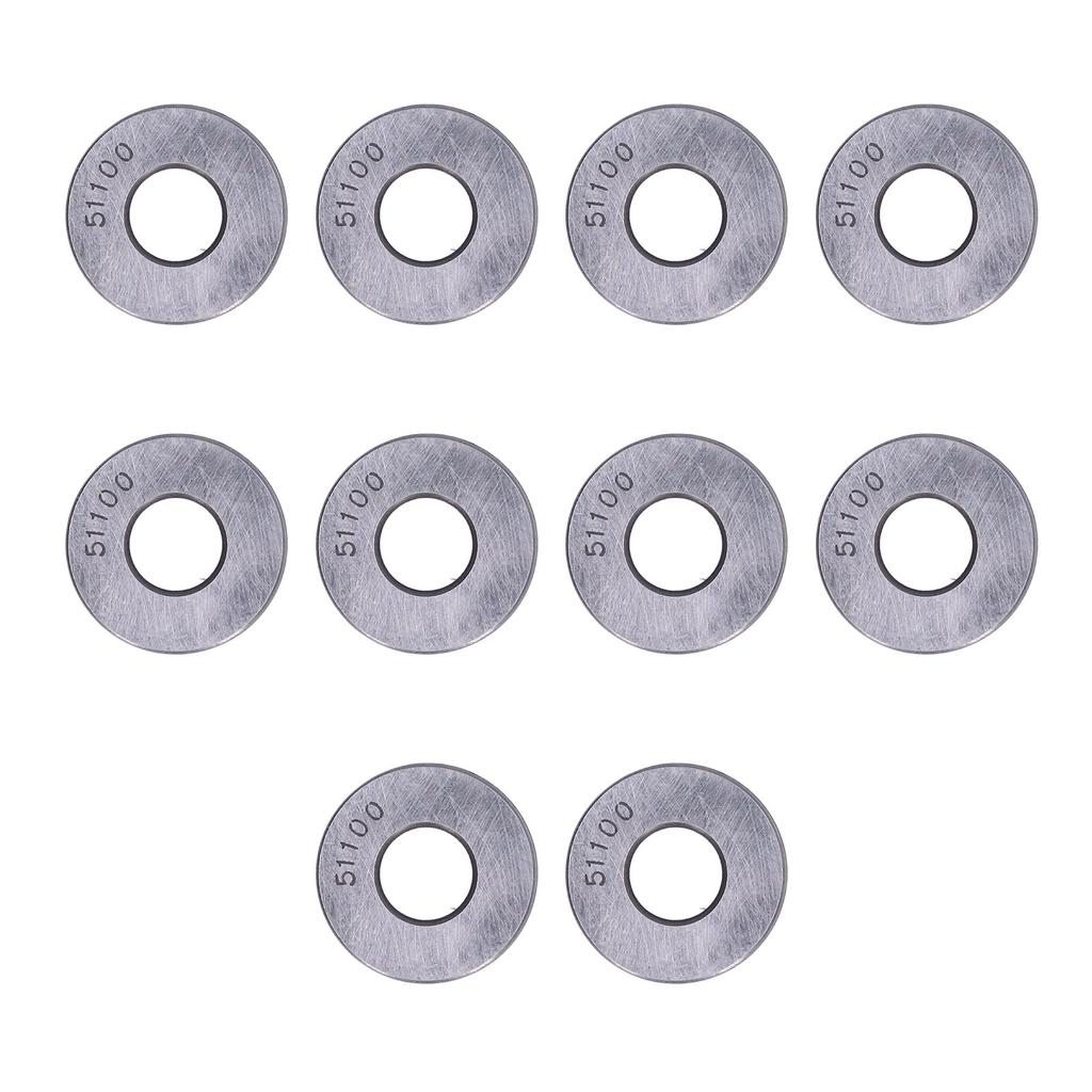 10 SZT. Łożyska kulkowe wzdłużne do samolotu Wysoka dokładność Odłączalny miniaturowy osiowy metalowy zestaw łożysk 51105