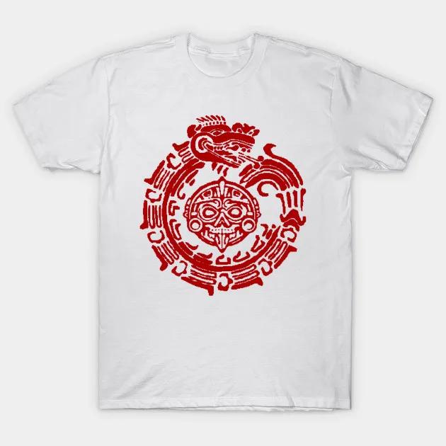 Fifth Sun , Aztec Rune T-Shirt 100% Cotton O-Neck Short Sleeve Summer Casual Mens T-shirt Streetwear