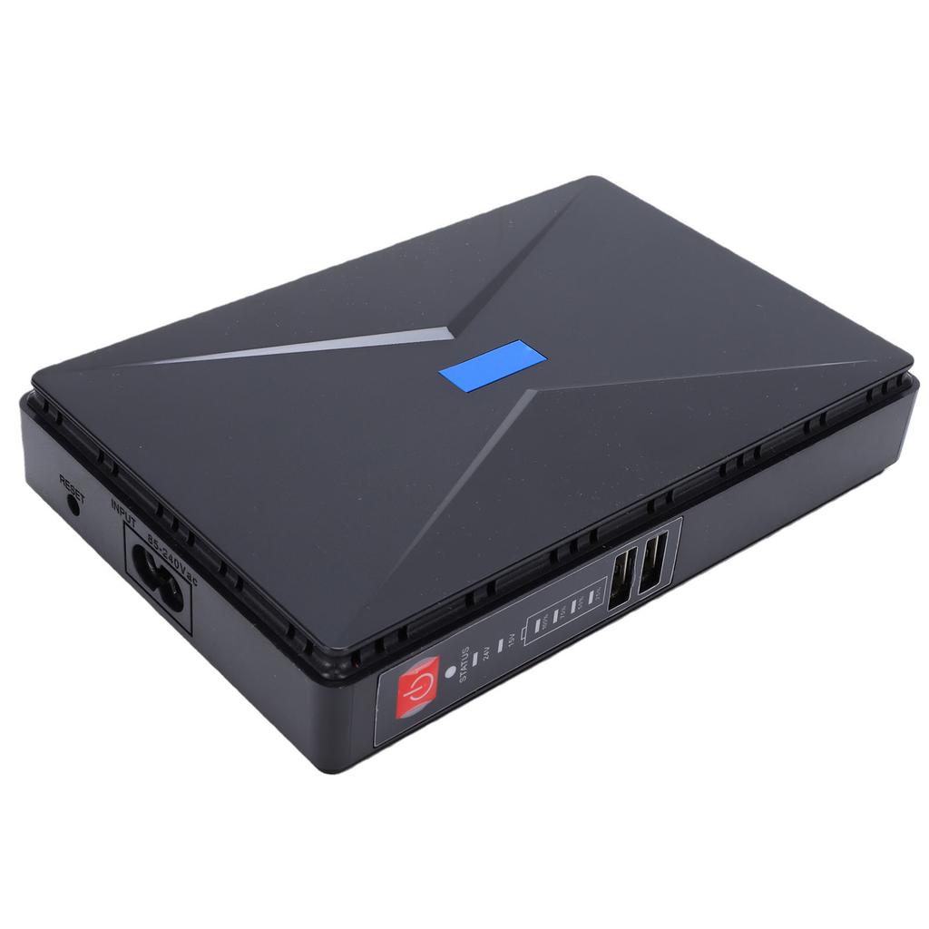 Mini UPS Battery Backup with DC USB Output 8800mAh Large Capacity Uninterruptible Power Supply for Router Security