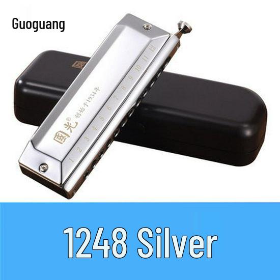 Guoguang Chromatic Harmonica: 12 & 16 Hole for Adult Professional or Beginner Use