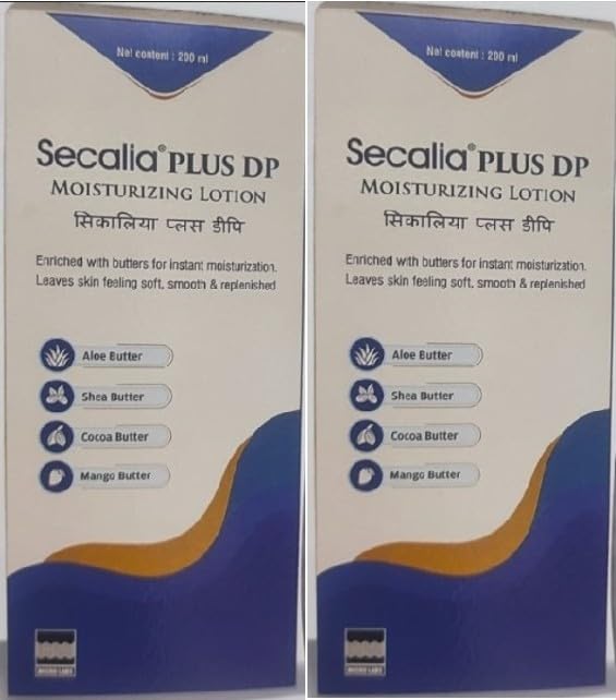 Secalia Plus DP Moisturising Lotion,200g(Pack Of 2)