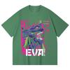 230 Gsm 100% Cotton Evangelion V8 Print Unisex Heavy Cotton T Shirt