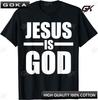 Jesus Is God TShirt Funny Jesus Christian Clothes Vintage T Shirt Graphic T Shirts Unisex Clothes Round Short Sleeved Tops