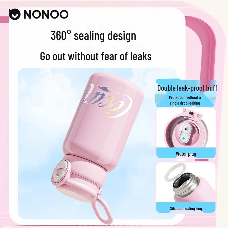 NONOO Coca-Cola 580mL Dual-Drink Insulated Stainless Steel Mug