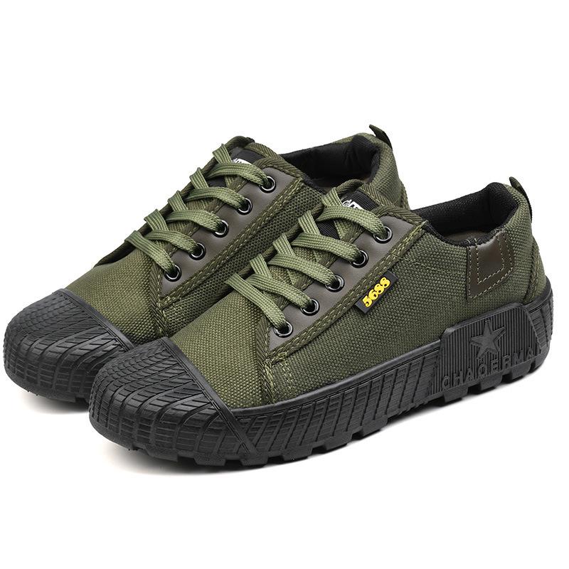 Pantofi de lucru antiderapanți New Star Generation - Pânză durabilă, respirabilă, rezistentă la perforare cu talpă moale pentru construcții și antrenament.