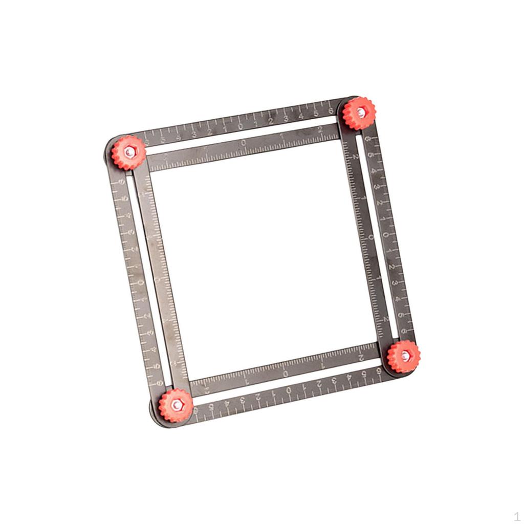 Angle Measuring Tool Discover ,Ruler Template Universal Opening Locator for Tiling