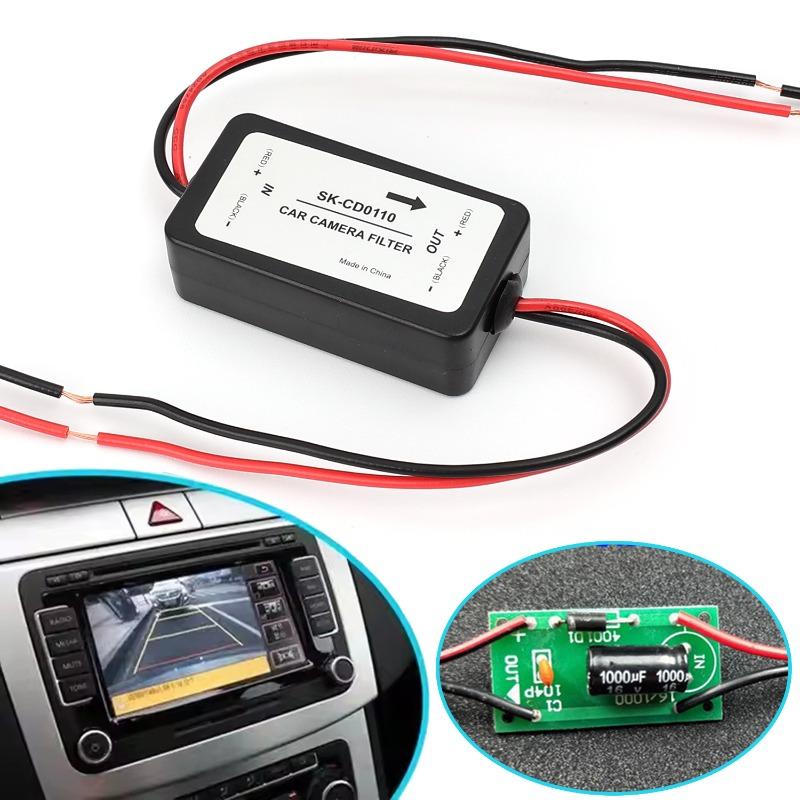 Auto Camera Filter Relay Capacitor Filter Connector 1/2/3PCS Car Rectifier Power Car Rear View Camera Power Relay Capacitor