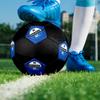 1PC Sportclub Logo Size 5 Soccer Ball PrahaIndoor Soccer Ball Colorful All Ages Machine Stitched PVC Competition Ready Durable High-Bounce