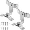 Set of 2 90 Degree Right Angle Door Latch, Door Lock Buckle Latch for Window Door, Furniture and Doors Screws Included Lefou