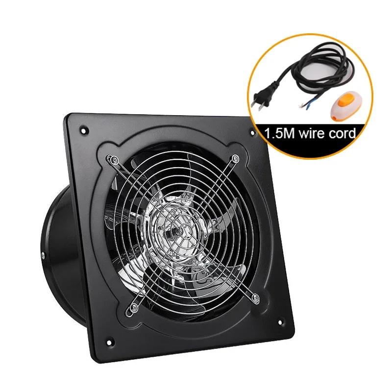 220V 4/6 tommer høyhastighets avtrekksvifte Husholdningsluftventilator Kjøkken Baderomstak Stillegående avtrekksvifte Korrosjonsbestandighet