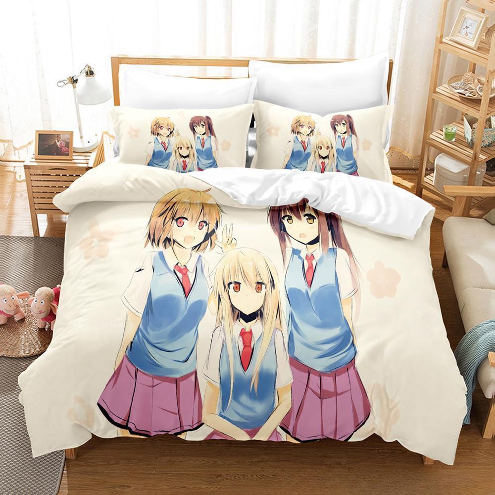3d Print Anime The Pet Girl Of Sakurasou Bedding Set Single Twin Full Queen King Size Bed Set Adult Kid Bedroom Duvet Cover Sets