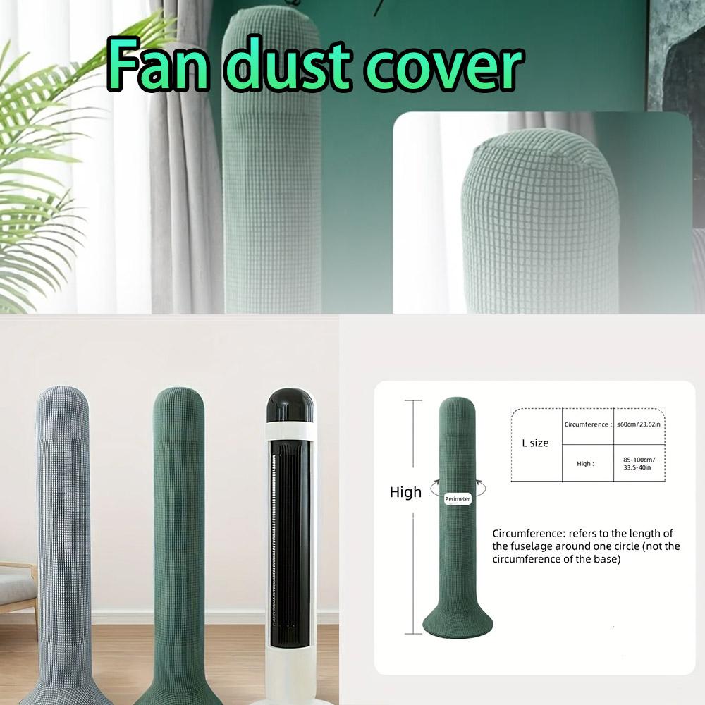 Solid Color Stretch Cloth Cover, Fan Dust Cover, All-season Dust Cover Protective Cover for Tower Fan
