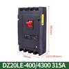 DELIXI DZ20L-400 350A/400A 4P RCD Circuit Breaker Air Switch