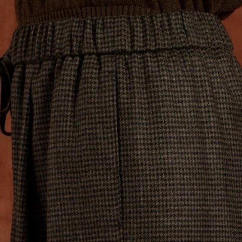 BCBG Check Banding String Pants B5w9p306