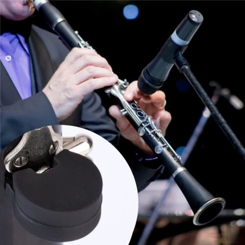 GYWHOOFT 4-Piece Clarinet Thumb Cushions, Rubber Thumb Cushions for Clarinet, Instrument Accessories, Woodwind Instrument Parts, Comfortable and Durab