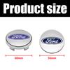 AJI1 4pcs 3D 60mm For Car emblem Wheel hub Center Cap Badge covers sticker Decals Styling For Ford Mondeo Focus Fusion MK2 MK4 F150
