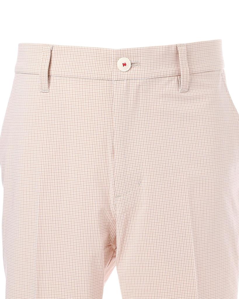 Golf Long Pants 5 [New Balance] Men's (4WAY Stretch/Checked Pattern) / 012-5131007 042_Beige [L]