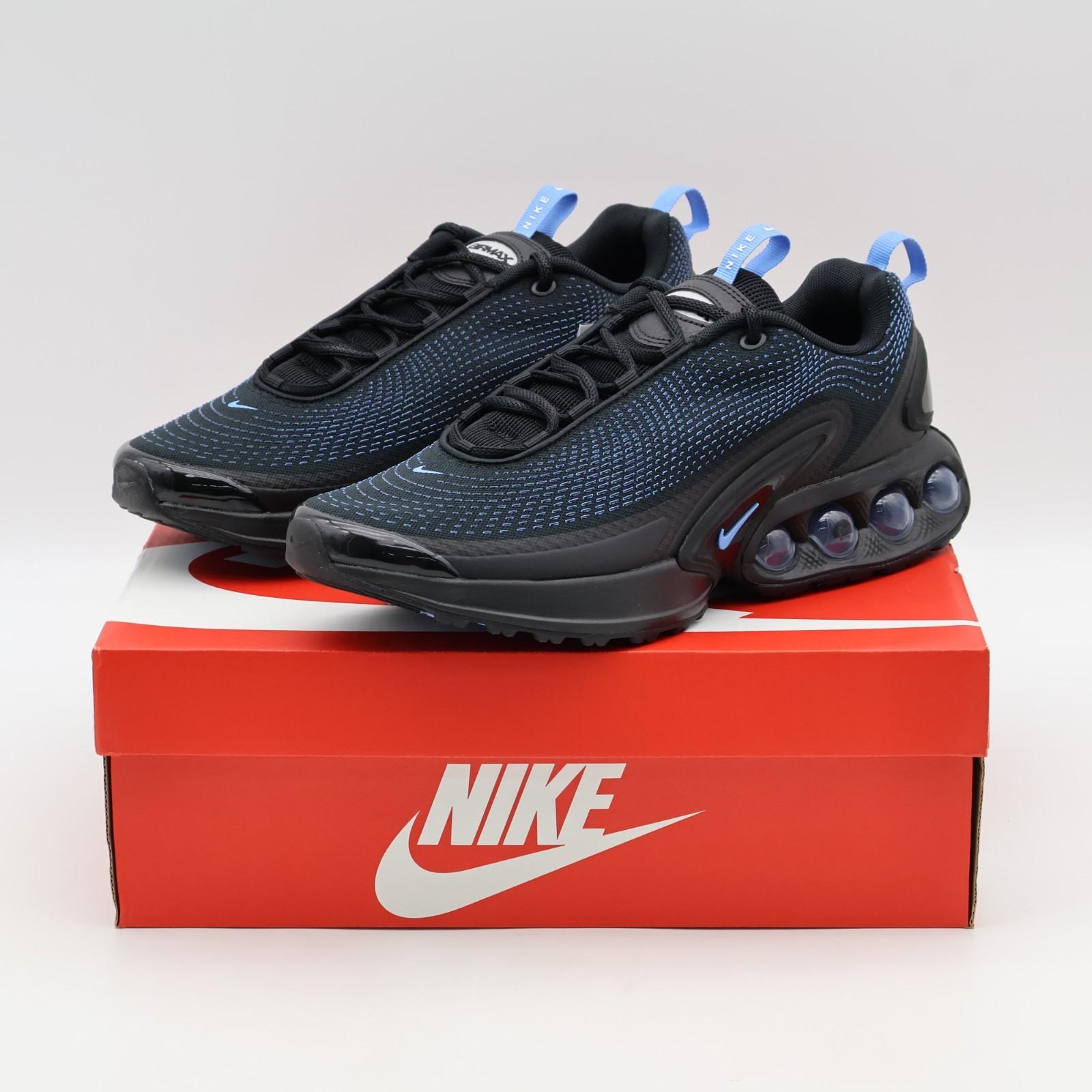 IH4463-001 Nike Air Max DN Черный Серый Волк Университетский Синий (Мужской) 11
