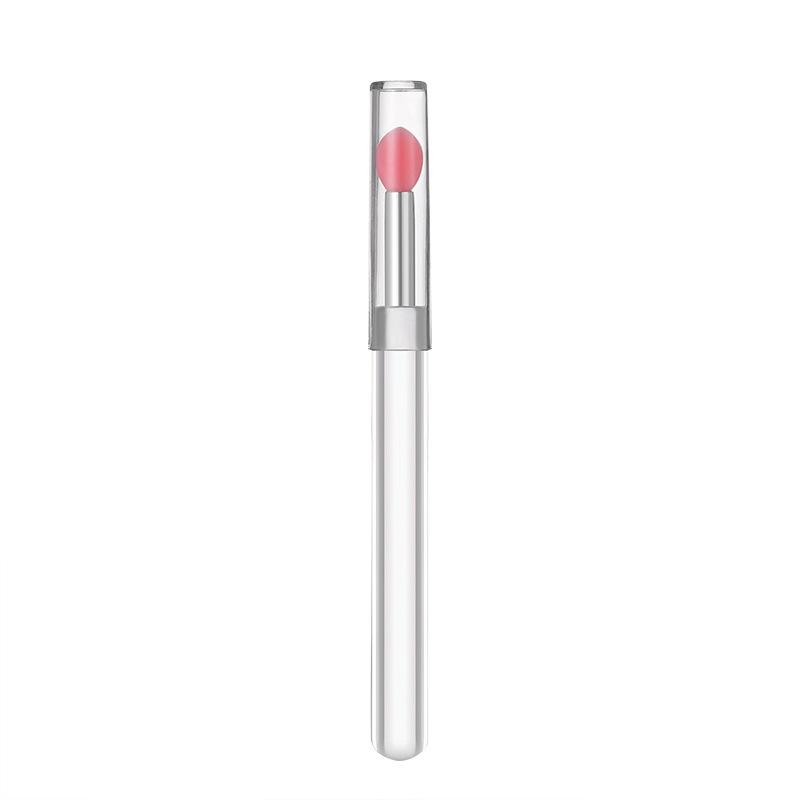

Portable Lip Brush with Dustproof Lipstick Brush Applicator Stick Lip Beauty Makeup Multi-color Eyeshadow Brush розовый