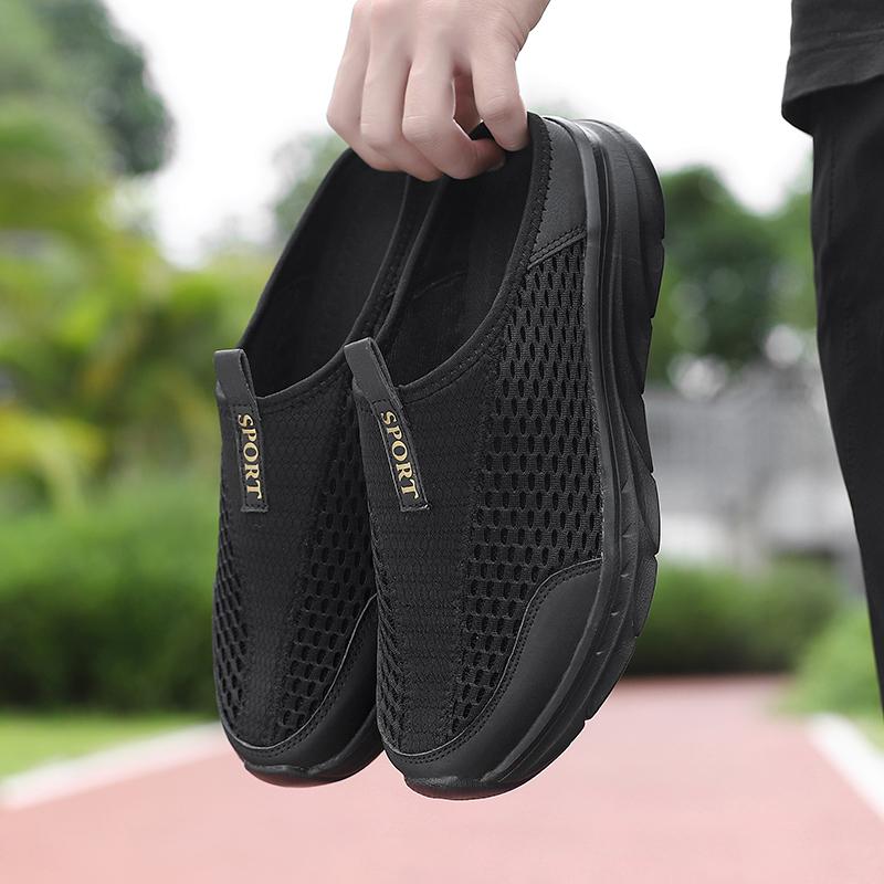 35-48 Unisex Pantofole Mezzepunte Traspiranti Ultraleggere Indoor / Outdoor Pantofole da Donna Taglia Grande Pantofole da Uomo Sandali a Mezzapunta