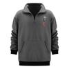 Herren Fleece Hoodie Lässig Langarm 1/4 Reißverschluss Pullover Sweatshirts