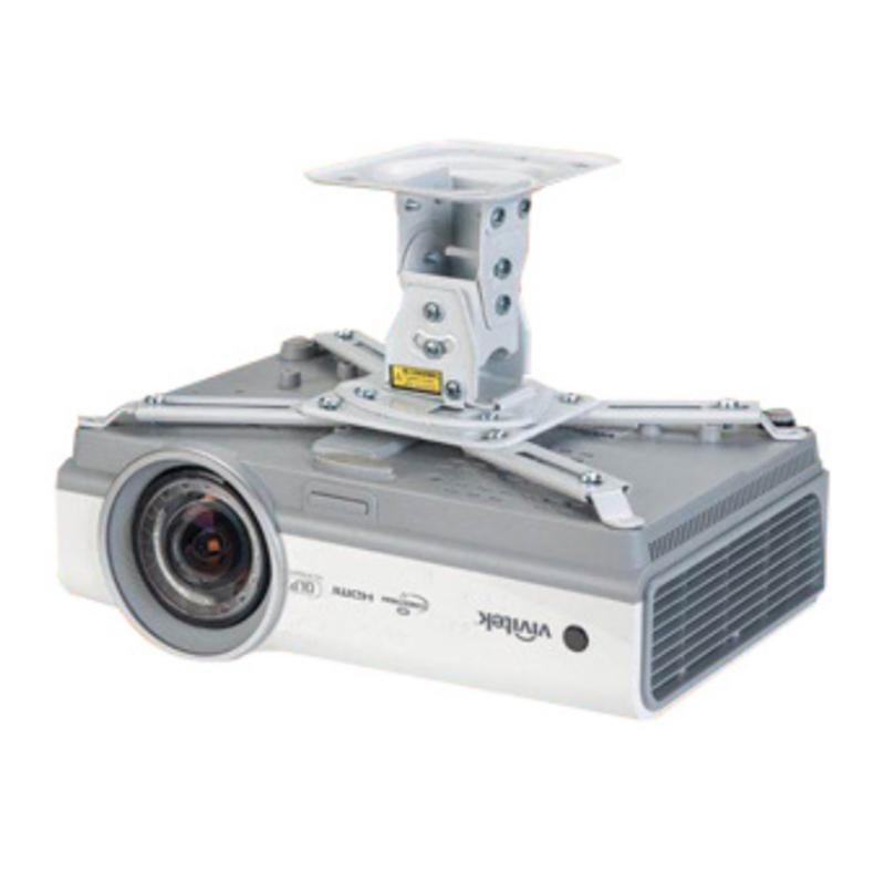 

Universal Extending Ceiling Projector Mount Height Adjustable Projection White Mount Bracket Low Profile 1 білий