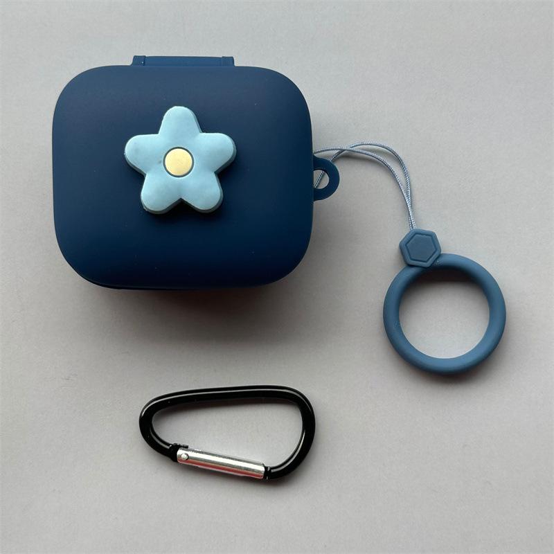 For Soundcore C10i Wireless Bluetooth Headset Case Butterfly Silicone Fashion Soft Case