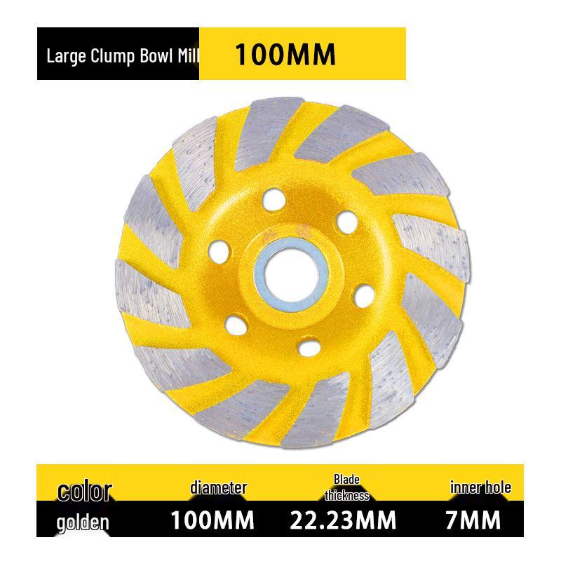 Diamond Grinding Disc for Angle Grinders - Marble, Stone, Concrete Floor Edging & Sanding Wheel